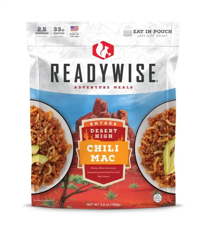 Readywise Adventure Meals Chili Mac Entree