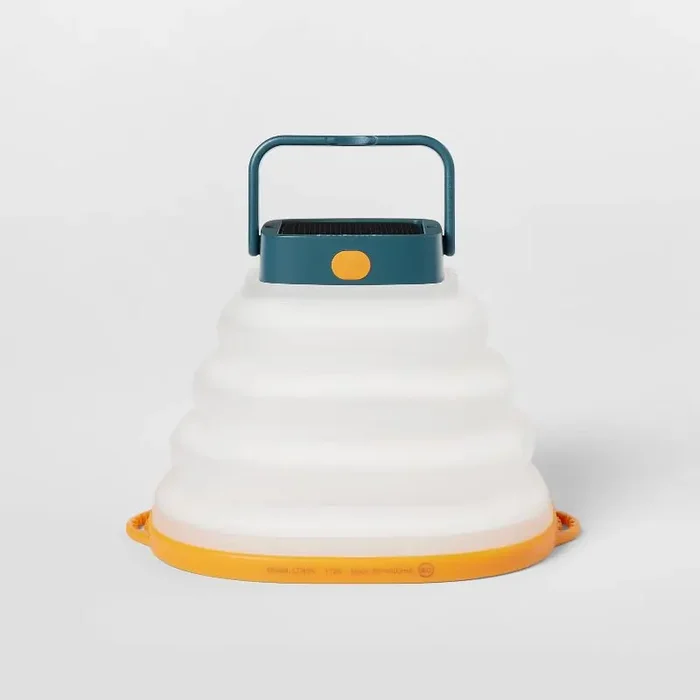 Rechargeable LED Collapsible Portable Camp Lantern Orange – Embark™️