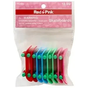 Red & Pink Valentine‘s Day Finger Skateboards- 8 ct