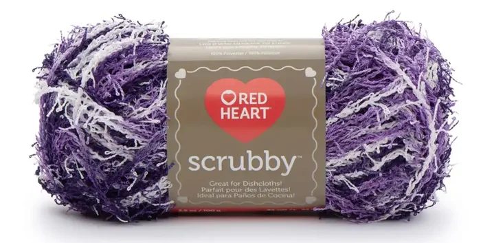 Red Heart Scrubby E833 Jelly