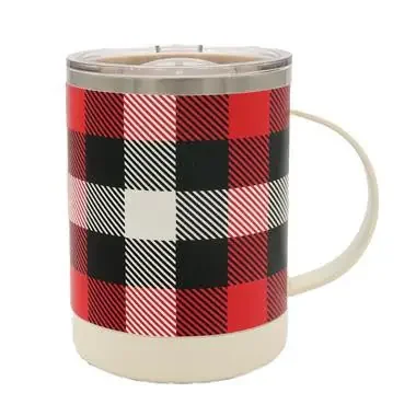 Red Plaid Mug