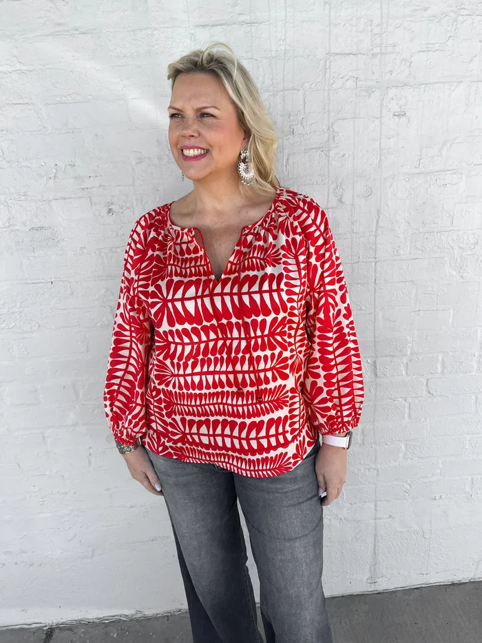 Red Rowan Top