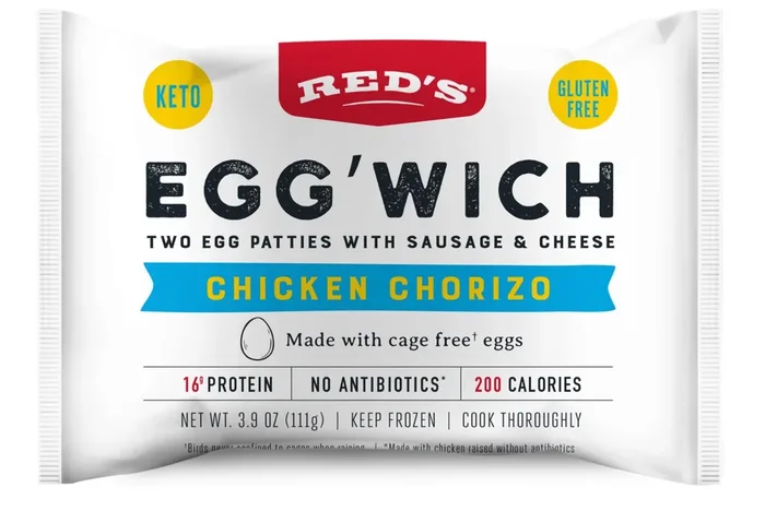 Red‘s, Chicken Chorizo Egg‘wich, 3.9oz, single