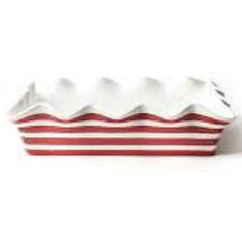 Red Stripe Casserole Dish