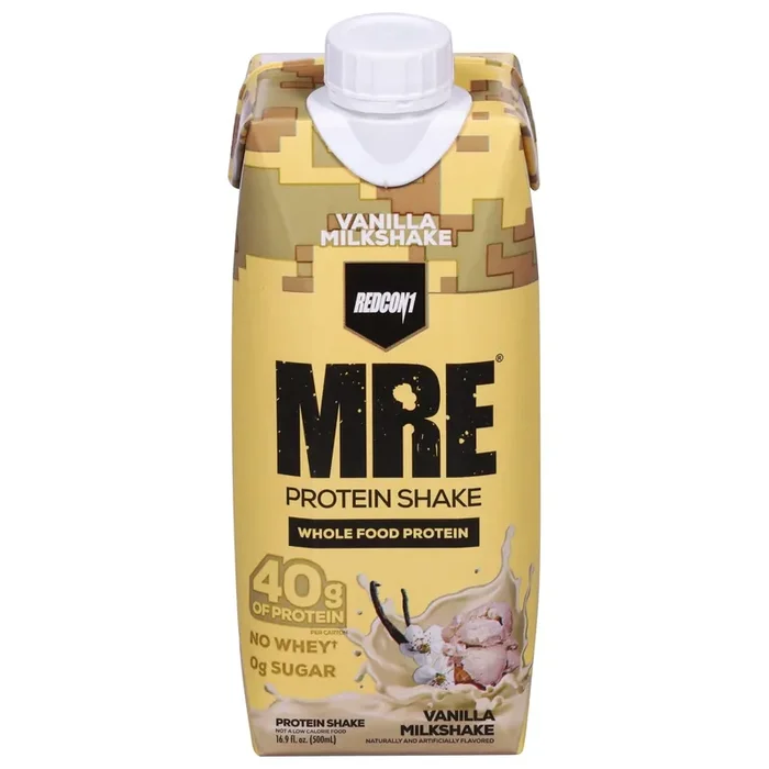 Redcon1 MRE Vanilla Milkshake Protein Shake 16.9 fl oz