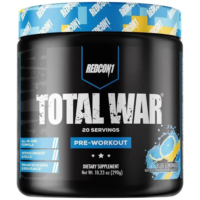 Redcon1 Total War Blue Lemonade Pre-Workout 10.51 oz
