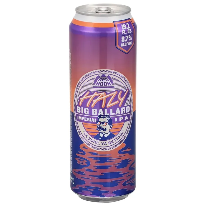 Redhook Hazy Big Ballard Imperial IPA, 19.2 fl. oz. Can