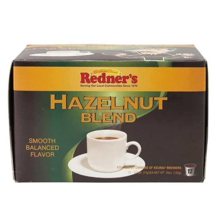 Redners K Cups Hazelnut – 3.8 oz