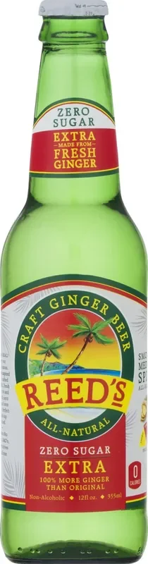 Reed‘s Zero Sugar Extra Ginger Beer – 12 oz