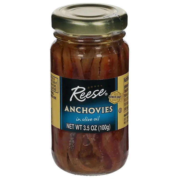 Reese Anchovies in Olive Oil – 3.5 oz