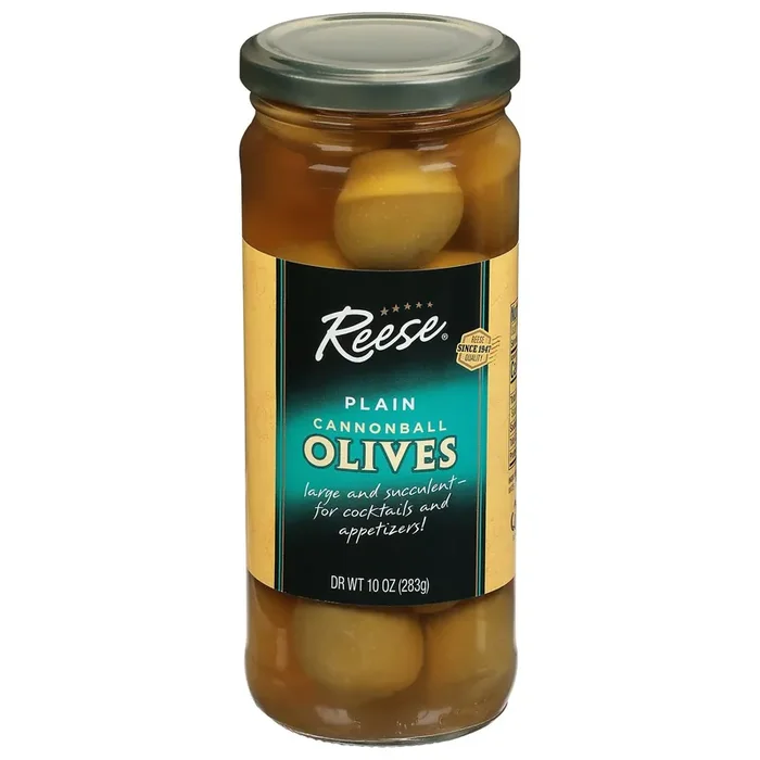 Reese Cannonball Plain Olives 10 oz