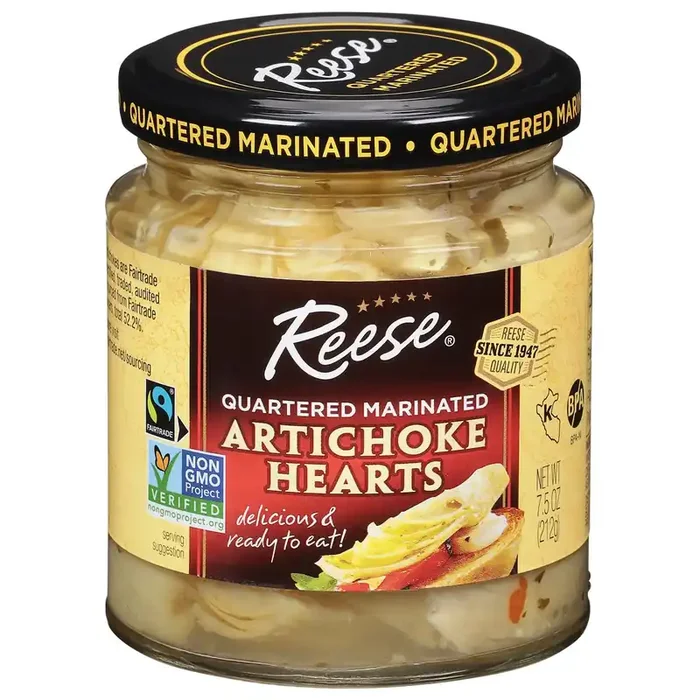 Reese Marinated Quartered Artichoke Hearts 7.5 oz