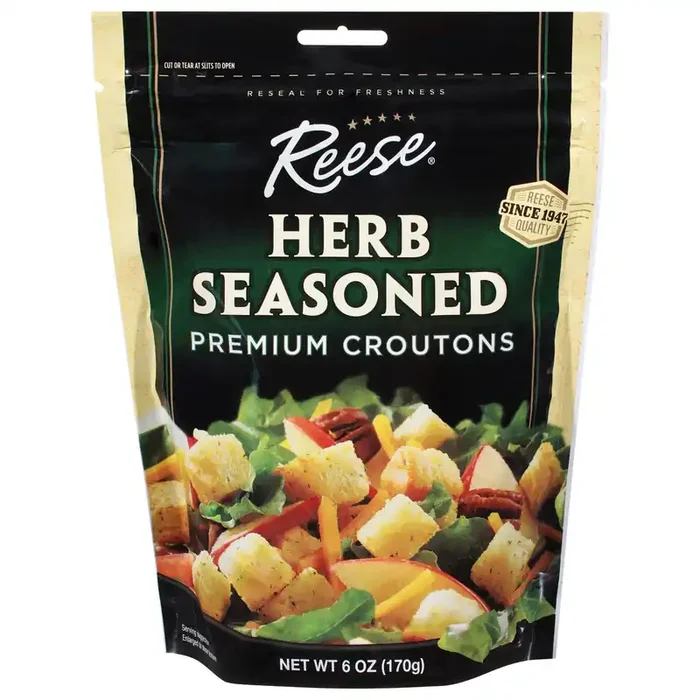 Reese Premium Herb Seasoned Croutons – 6 oz