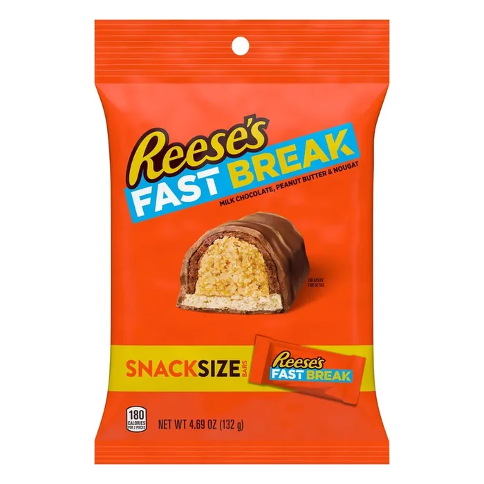 Reese‘s Fastbreak Snack Size Bag, 4.69 Oz