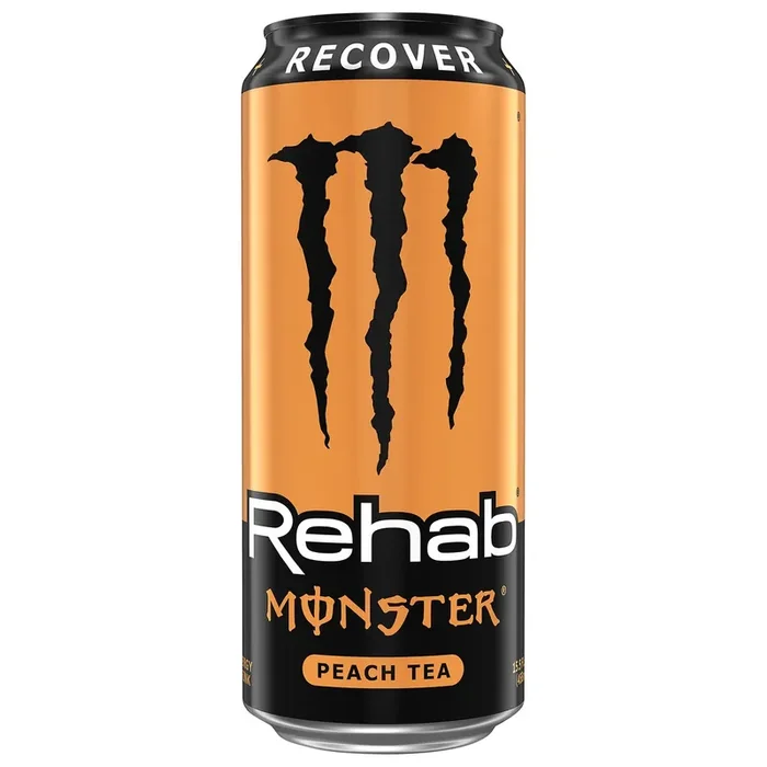Rehab Monster Peach Tea Energy Drink 15.5 fl oz