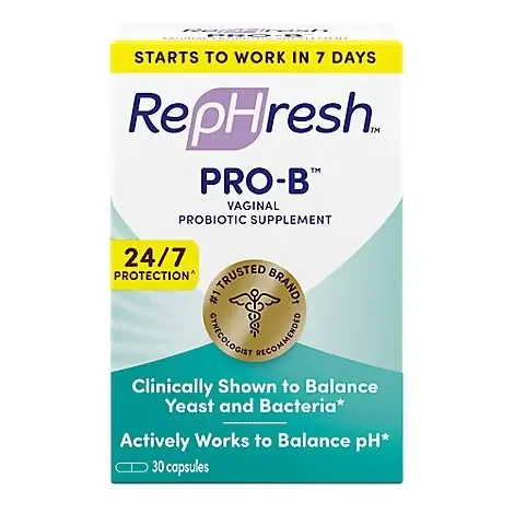 Rephresh Pro-B Probiotic Feminine Supplement