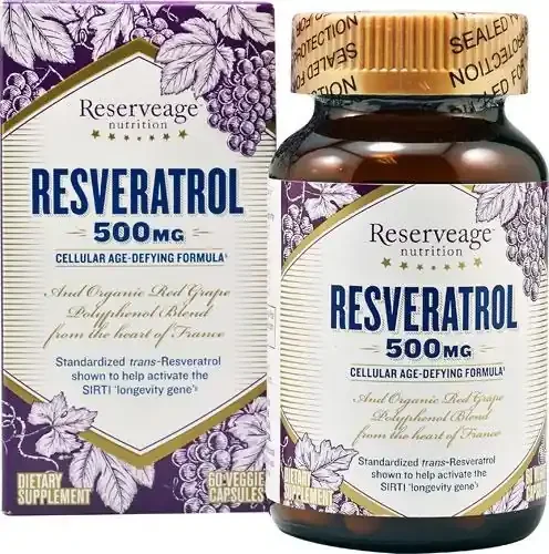 Reserveage Resveratrol 500Mg