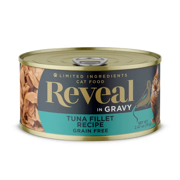Reveal in Gravy Grain Free Tuna Fillet Cat Food 2.47 oz