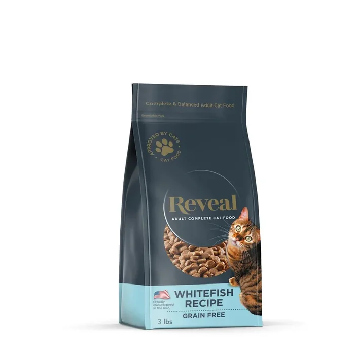 Reveal Natural Adult Dry Cat Complete 3 lb Whitefish Recipe