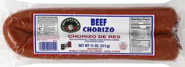 Reynaldo‘s Beef Chorizo 11 oz