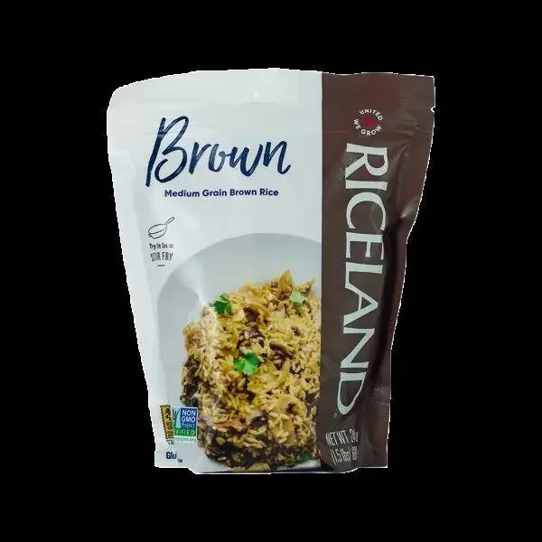 Riceland Brown Rice Medium Grain Pouch – 1.5 lb
