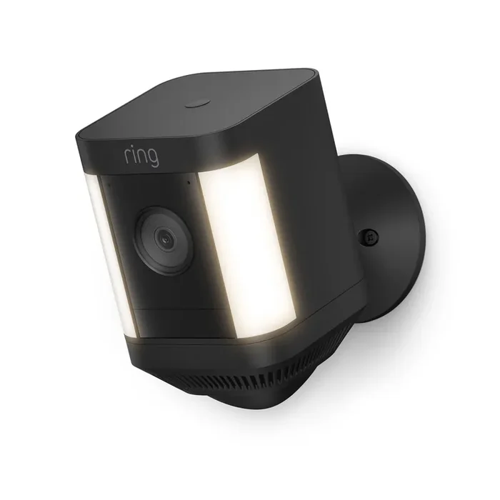 Ring Spotlight Cam Plus, Battery-operated – Smart Security Video Camera with 2 Motion-Activated LED Spotlights, 2-Way Talk, Color Night Vision, Black