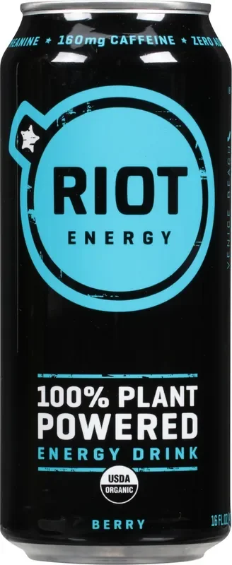 Riot Energy Organic Berry Energy Drink – 16 fl oz