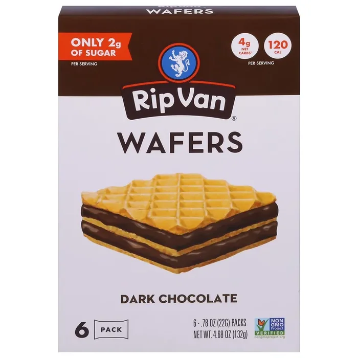 Rip Van Dark Chocolate Wafers 6 – 0.78 oz Packs