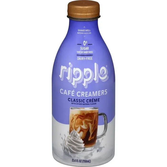 Ripple Zero Sugar Liquid Coffee Creamer – Classic Creme