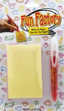 Rips Fun Factory Fun Factory Write/Eat/Paper 1.16 Oz