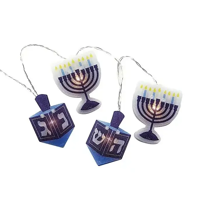 Rite Lite Battery Operated Chanukah Hologram Light Set