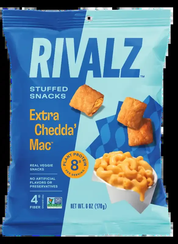 Rivalz Mac Extra Cheddar Stuffed, 6 oz
