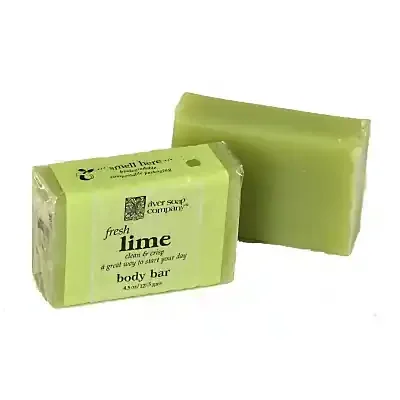 River Soap Company Fresh Lime Body Bar Soap