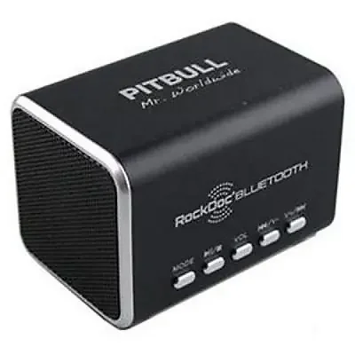 RockDoc Black Pitbull Wireless Bluetooth Speaker