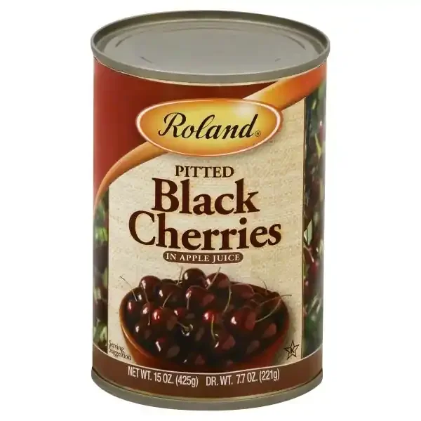 Roland Black Cherries In Apple Juice – 15 oz