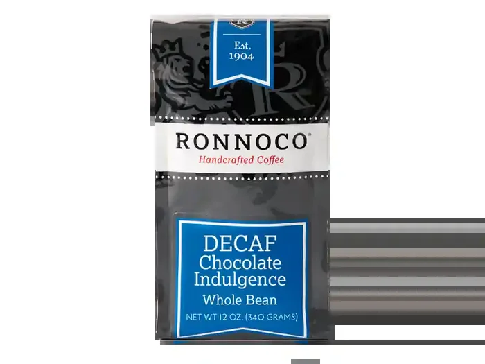 Ronnoco Decaf Chocolate Indulgence Coffee – 12 oz