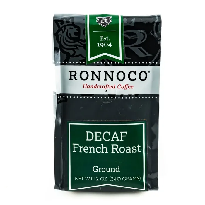 Ronnoco French Roast Ground Decaf Coffee- 12 oz