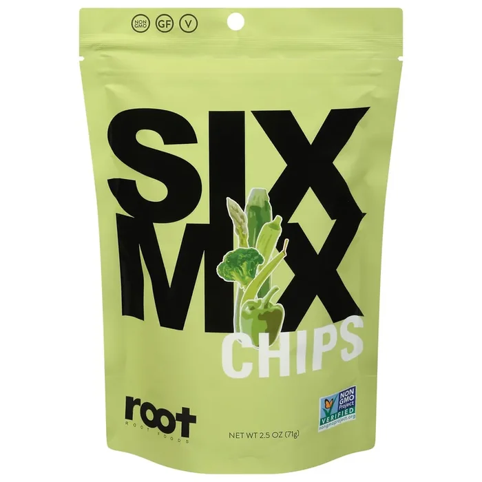 Root Foods Six Mix Chips 2.5 oz