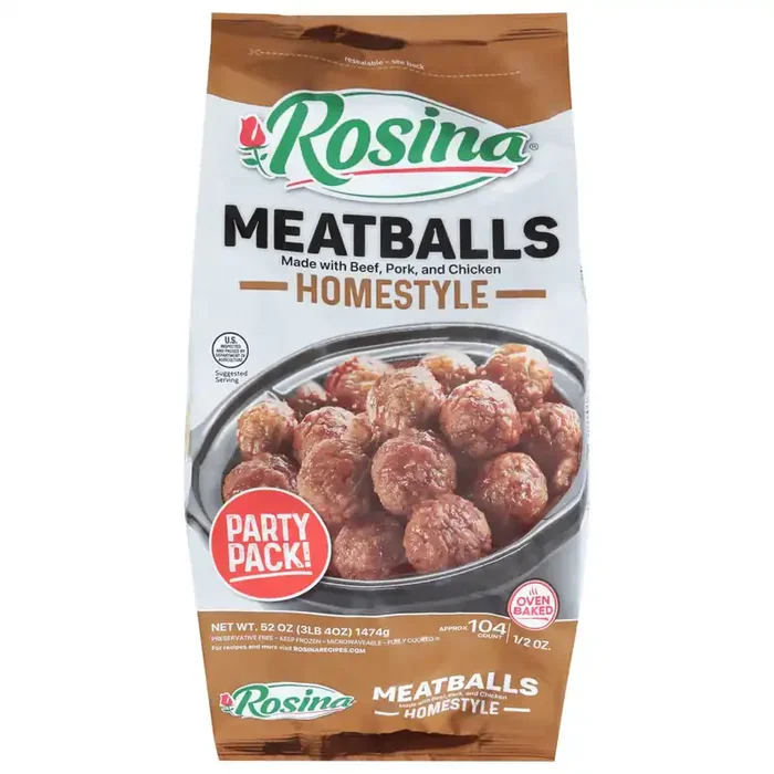 Rosina Homestyle Meatballs Party Pack! 52 oz