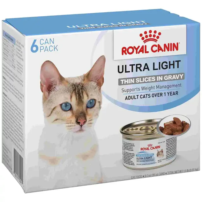 Royal Canin Feline Health Nutrition Ultra Light Wet Cat Food Multipack