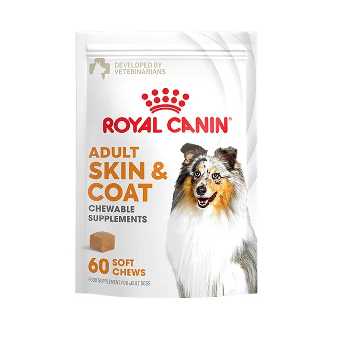 Royal Canin, Royal Canin Skin & Coat Supplement Soft Chews For Adult Dogs, 8.47oz Pouch