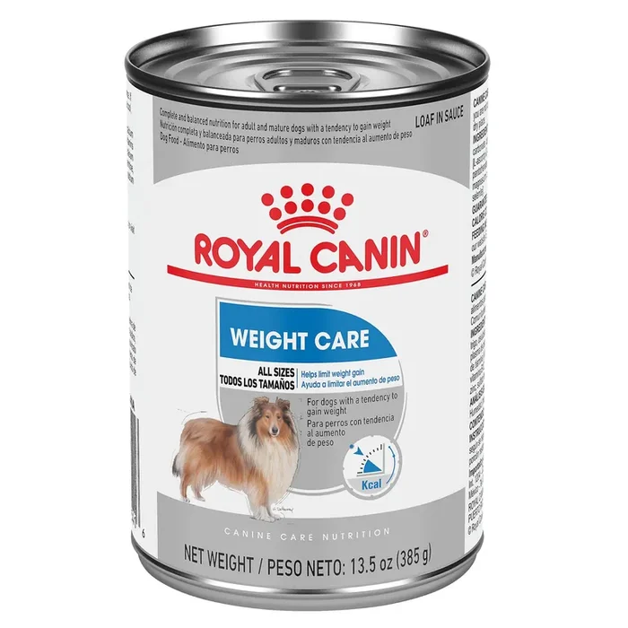 Royal Canin Weight Care Loaf in Sauce Wet Dog Food, 13.5 oz cans