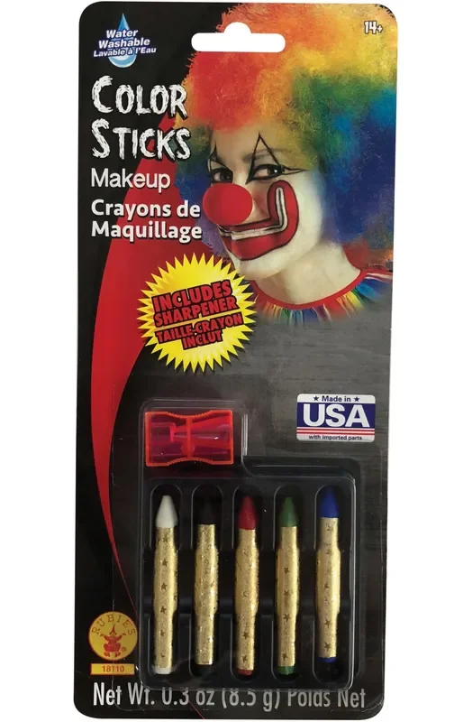 Rubie‘s Costume Color Sticks Makeup Crayons