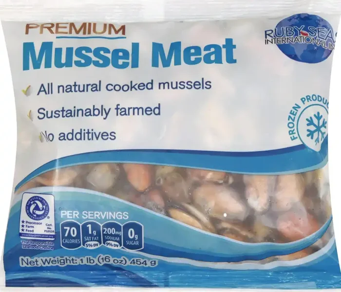 Ruby Seas Premium Mussel Meat 1 lb