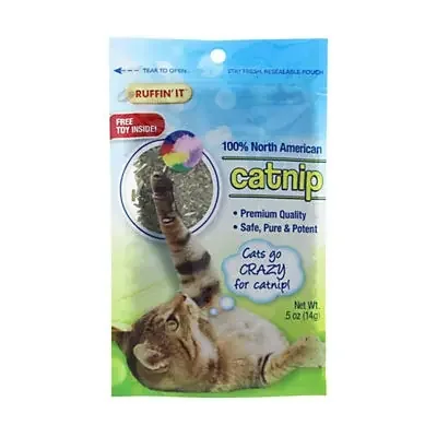 Ruffin‘ It Catnip With Toy