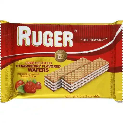 Ruger Wafers, Strawberry Flavored