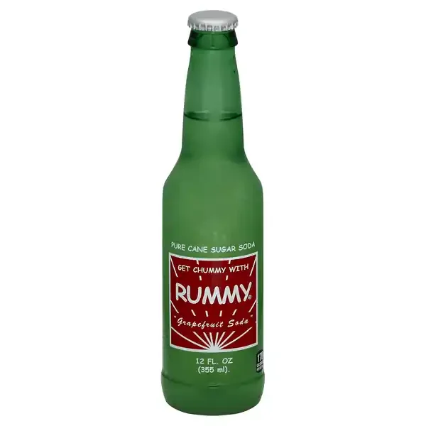 Rummy Grapefruit Soda, Pure Cane Sugar