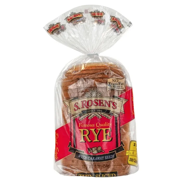 S ROSENS S. Rosen‘s Rye with Caraway Seeds Bread