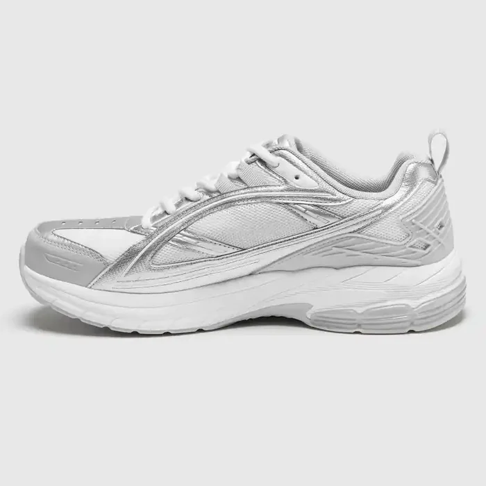 S Sport By Skechers Men‘s Stark Sneakers – Silver 11.5