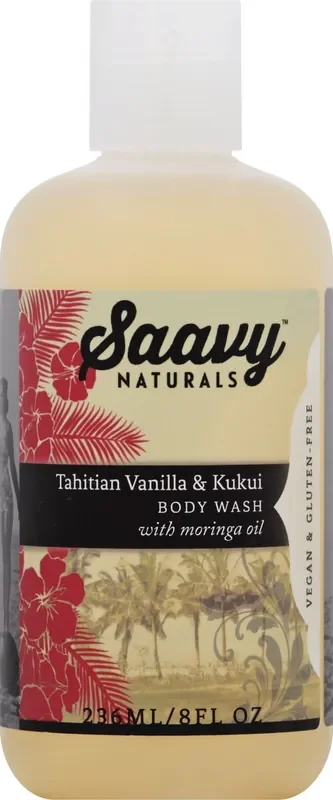 Saavy Naturals Wash Body Tahitian Vanill